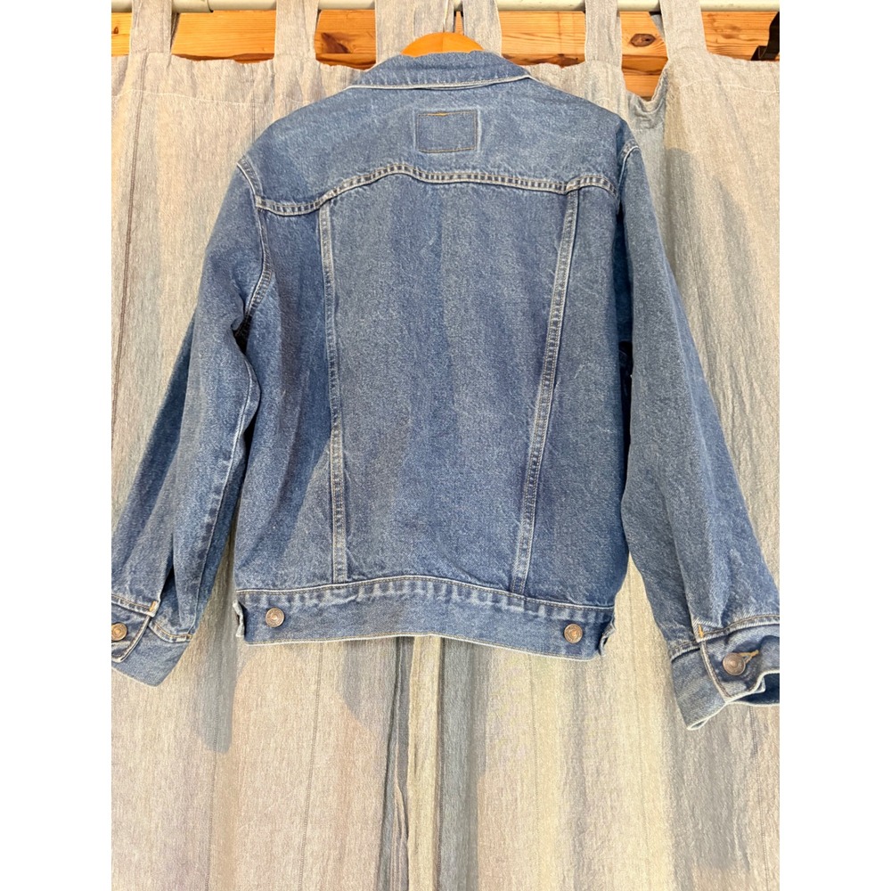 Levi Strauss Co Original Quality Denim Jean Jacket Classic Blue Large - Picture 2 of 7